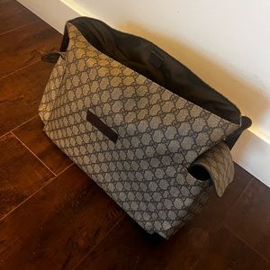 Authentic Gucci GG plus diaper bag